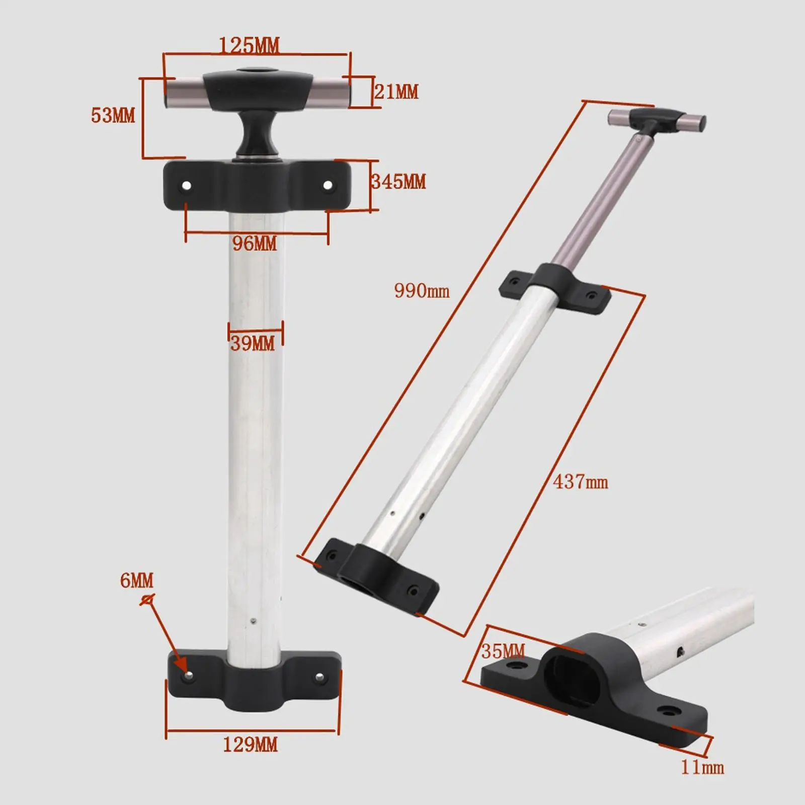 Suitcase Telescopic Handle Luggage Handle Portable,Spare Parts Travel Accessories Suitcase Pull Drag Rod for Boxes Schoolbag thumbnail 6