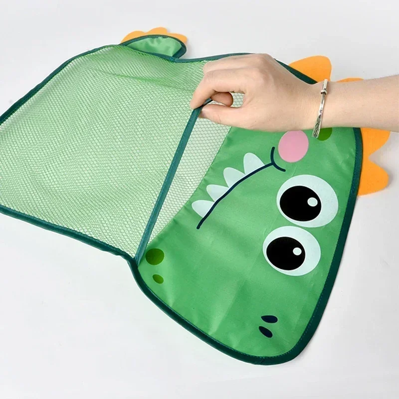 Baby Shower Toy Cute Duck Frog Net Toy Storage Bag Strong Suction Cup Baby Shower Game Bag Bathroom Organizer Water Toy thumbnail 2