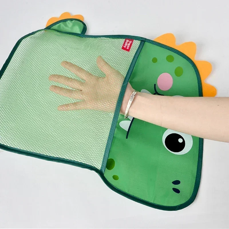 Baby Shower Toy Cute Duck Frog Net Toy Storage Bag Strong Suction Cup Baby Shower Game Bag Bathroom Organizer Water Toy thumbnail 3