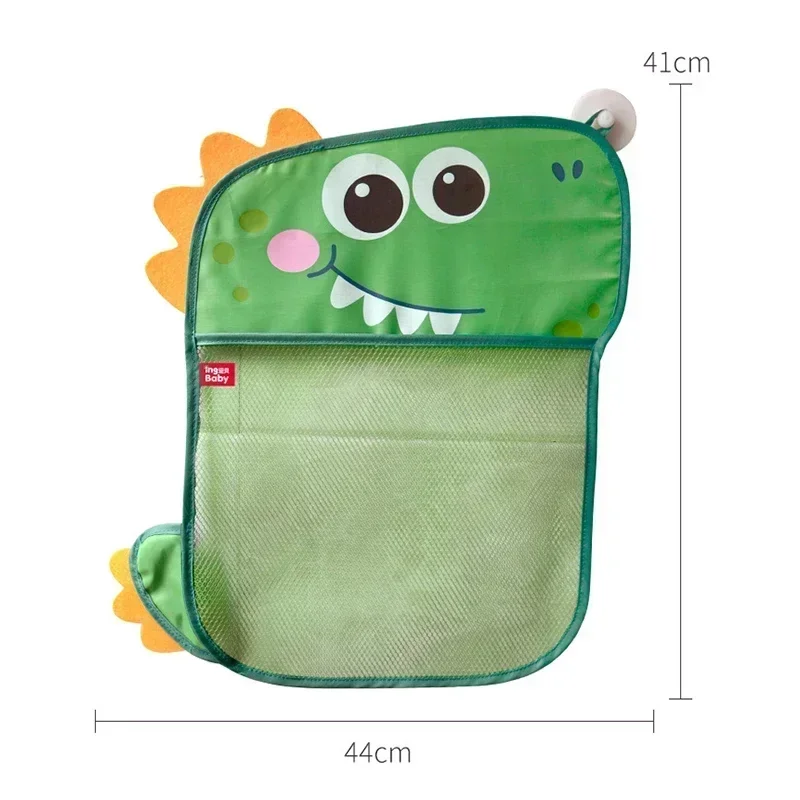 Baby Shower Toy Cute Duck Frog Net Toy Storage Bag Strong Suction Cup Baby Shower Game Bag Bathroom Organizer Water Toy thumbnail 6