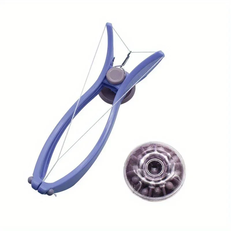 Portable purple facial hair remover with facial threading for beauty purposes thumbnail 6
