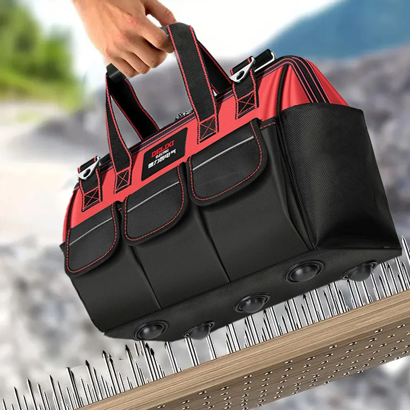 DELIXI ELECTRIC Tool Bag,Multifunctional Waterproof Storage Bags,Suitable for Electricians,Carpenters,Car Mechanics,Homeowners thumbnail 6