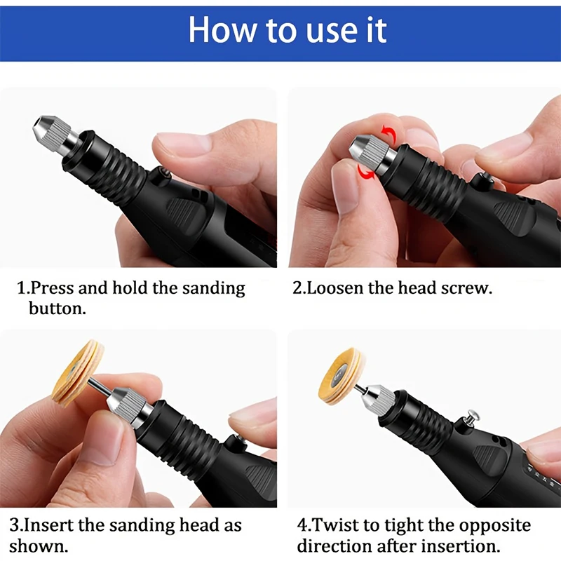 JANGKLIFE 9V Mini Drill Electric Carving Pen Variable Speed Rotary Tools Kit Engraver for Grinding Polishing thumbnail 5
