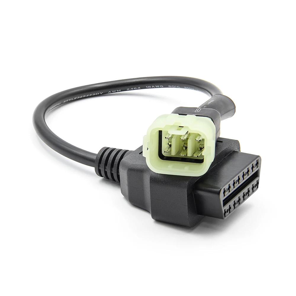 For KTM OBD2 Connector Motorcycle Motobike For KTM 6 Pin To 16 Pin Adapter For OBD2 Diagnostic Tools Moto OBD 2 Extension Cable thumbnail 4