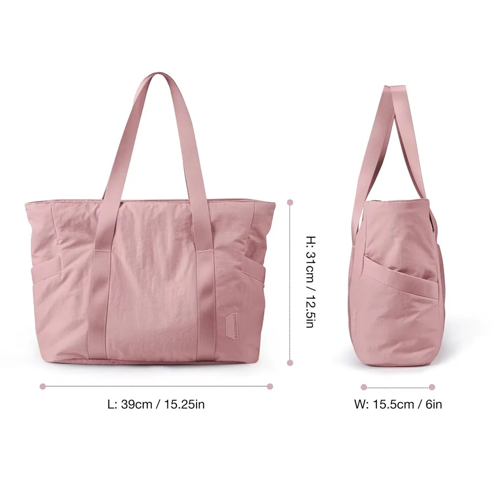 Women Travel Tote Bag University Laptop Travel Tote diaper Gym Yoga Bag Shoulder Bag Yoga Mat Buckle for Sports College Work thumbnail 5
