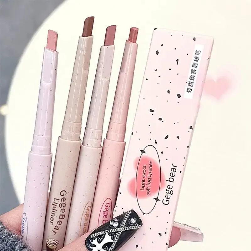 Nude Lip Liner Gege Bear Matte Velvet Lip Liner Pencil Long-lasting Waterproof Draw Lip Line Pen thumbnail 3