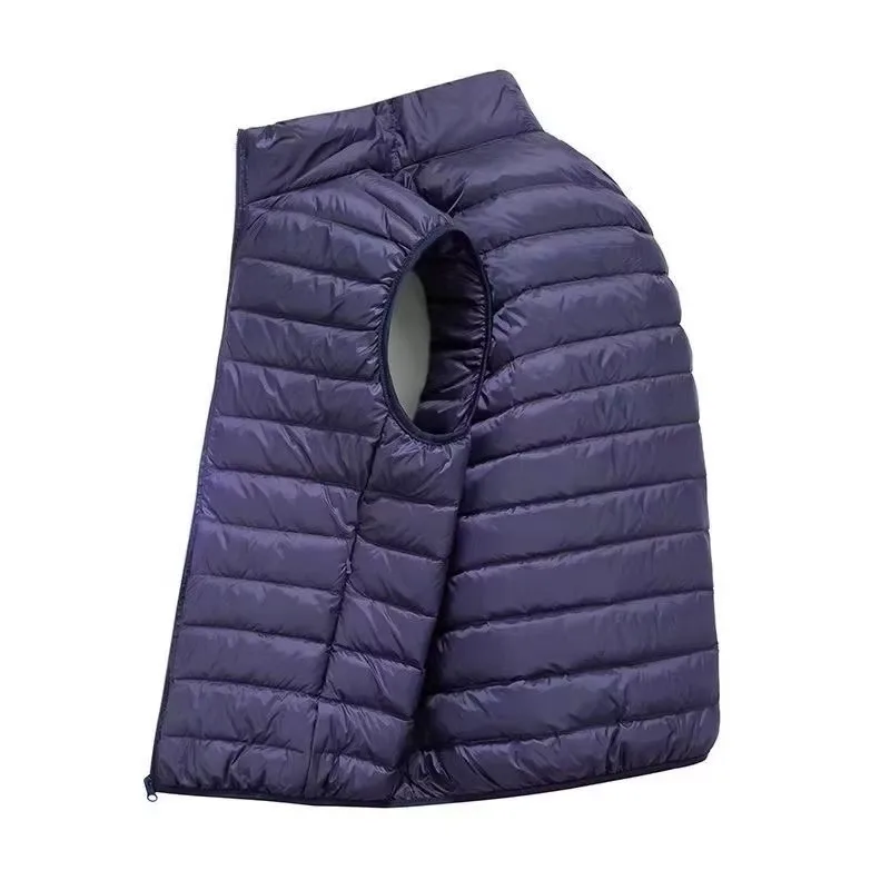 Men' Sleeveless Vest Jackets Winter Fashion Male Cotton-Padded Vest Coats Men Stand Collar Warm Waistcoats Clothing thumbnail 6