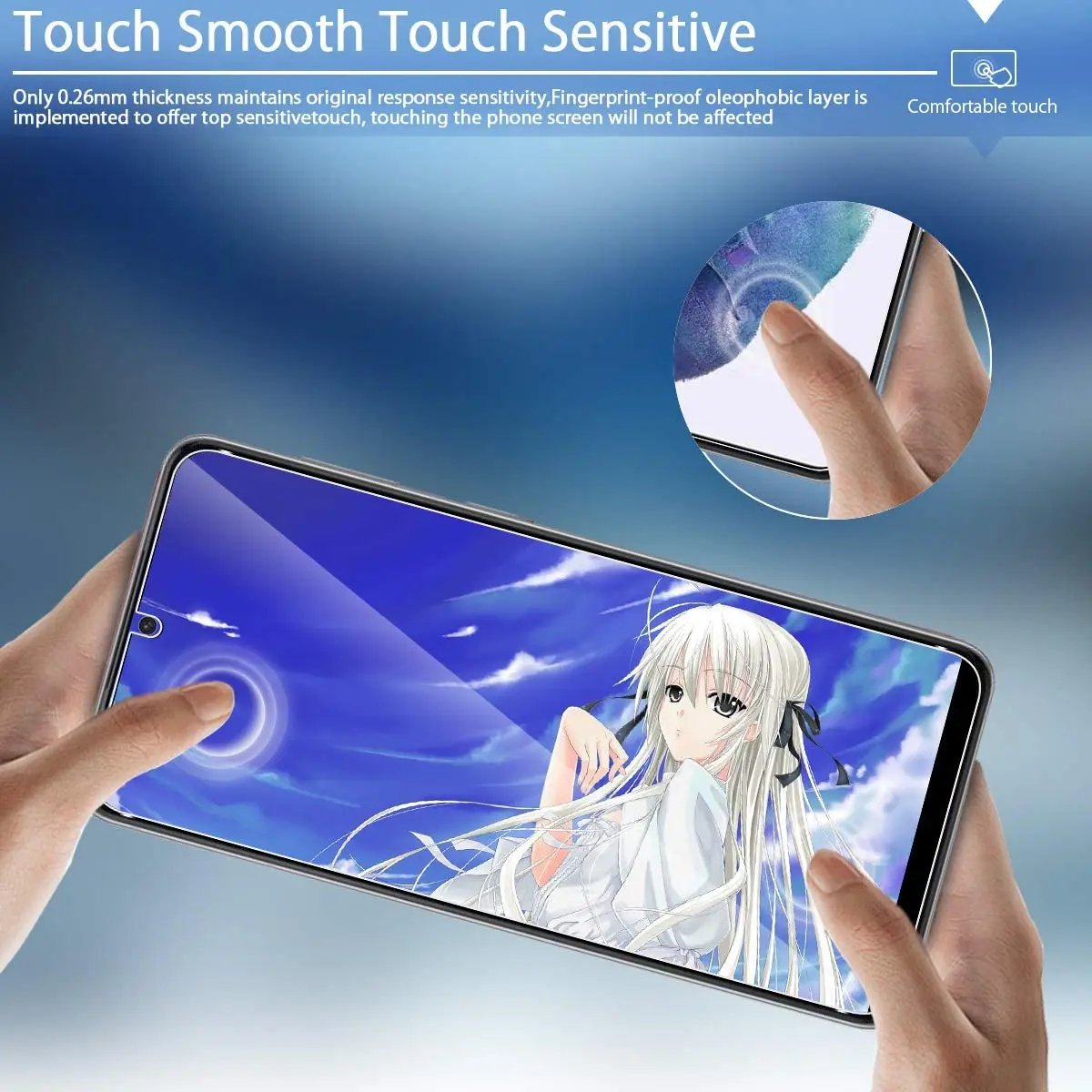 2/4Pcs Tempered Glass For Samsung Galaxy S21 5G Screen Protector Glass Film thumbnail 5