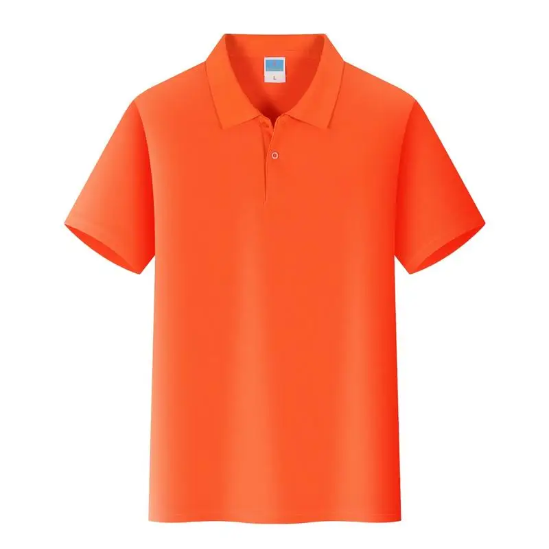 Sports Streetwear Fashion Colorful Solid Color Lapel Polo Shirt For Men Women  Casual 2024 Summer Short Sleeves Top Tees Tshirt thumbnail 4