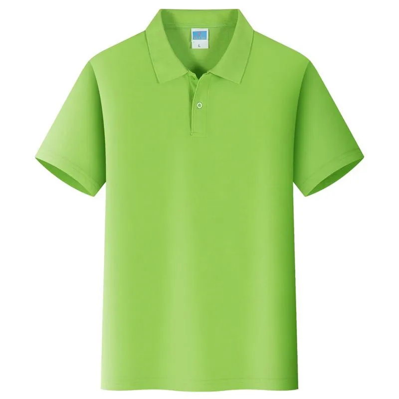 Sports Streetwear Fashion Colorful Solid Color Lapel Polo Shirt For Men Women  Casual 2024 Summer Short Sleeves Top Tees Tshirt thumbnail 3