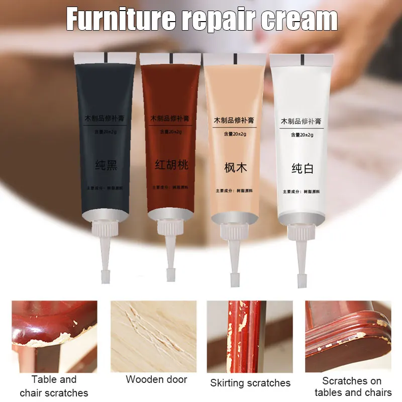 Wood Paint Repair Furniture Restore Stains Markers Cover Surface Scratch for Wooden Floor Table Oak Cabinet Door Veneer Walnut thumbnail 2