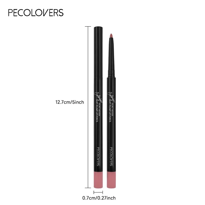 Waterproof Matte Lipliner Pencil Red Contour Tint Lipstick Long Lasting Non-stick Cup Moisturising Lips Makeup 12 Colors thumbnail 6