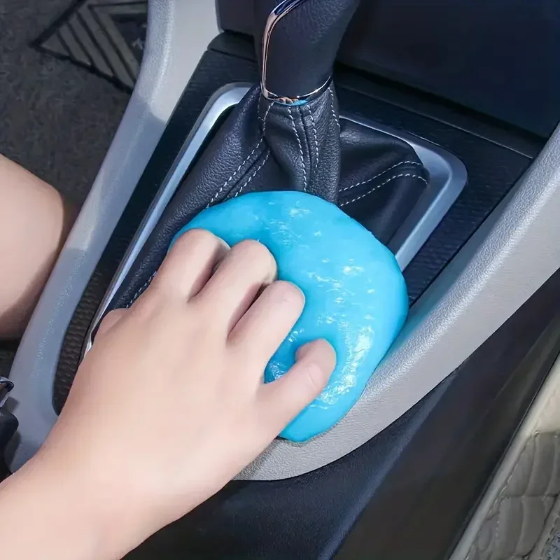70g Car Cleaning Gel Slime Magic Mud Automobile Air Vent Computer Keyboard Dirt Dust Remover Gel Car Wash Interior Cleaning Tool thumbnail 2