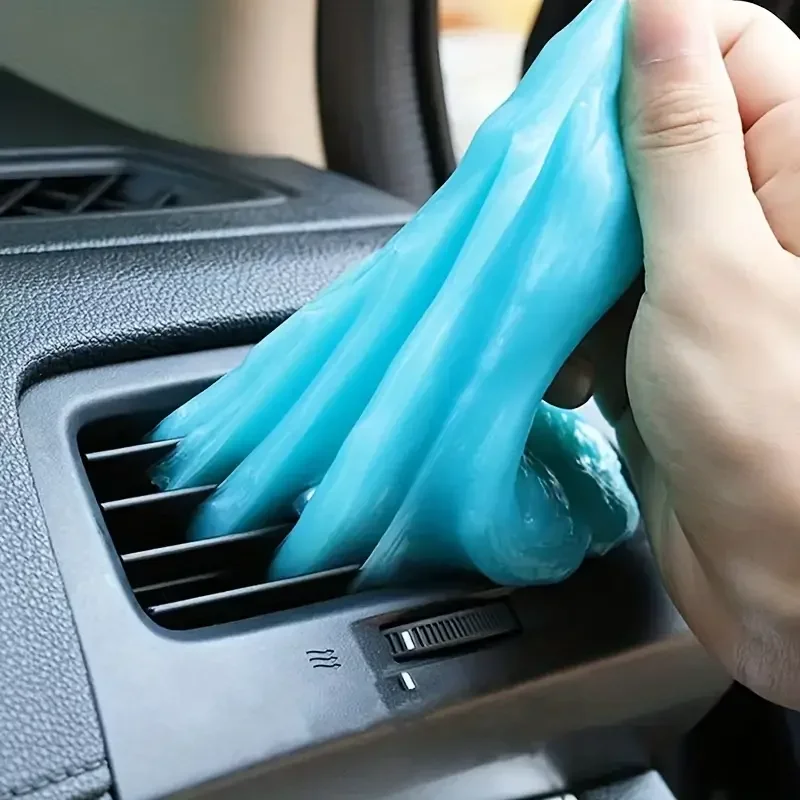 70g Car Cleaning Gel Slime Magic Mud Automobile Air Vent Computer Keyboard Dirt Dust Remover Gel Car Wash Interior Cleaning Tool thumbnail 3