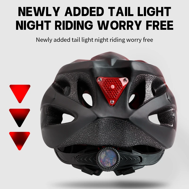 X-TIGER Adult Bike Helmet with LED Rear Light Dual Mode Goggle Cycling Helmet Fit 58-62cm Lightweight Breathable Bicycle Helmets thumbnail 3