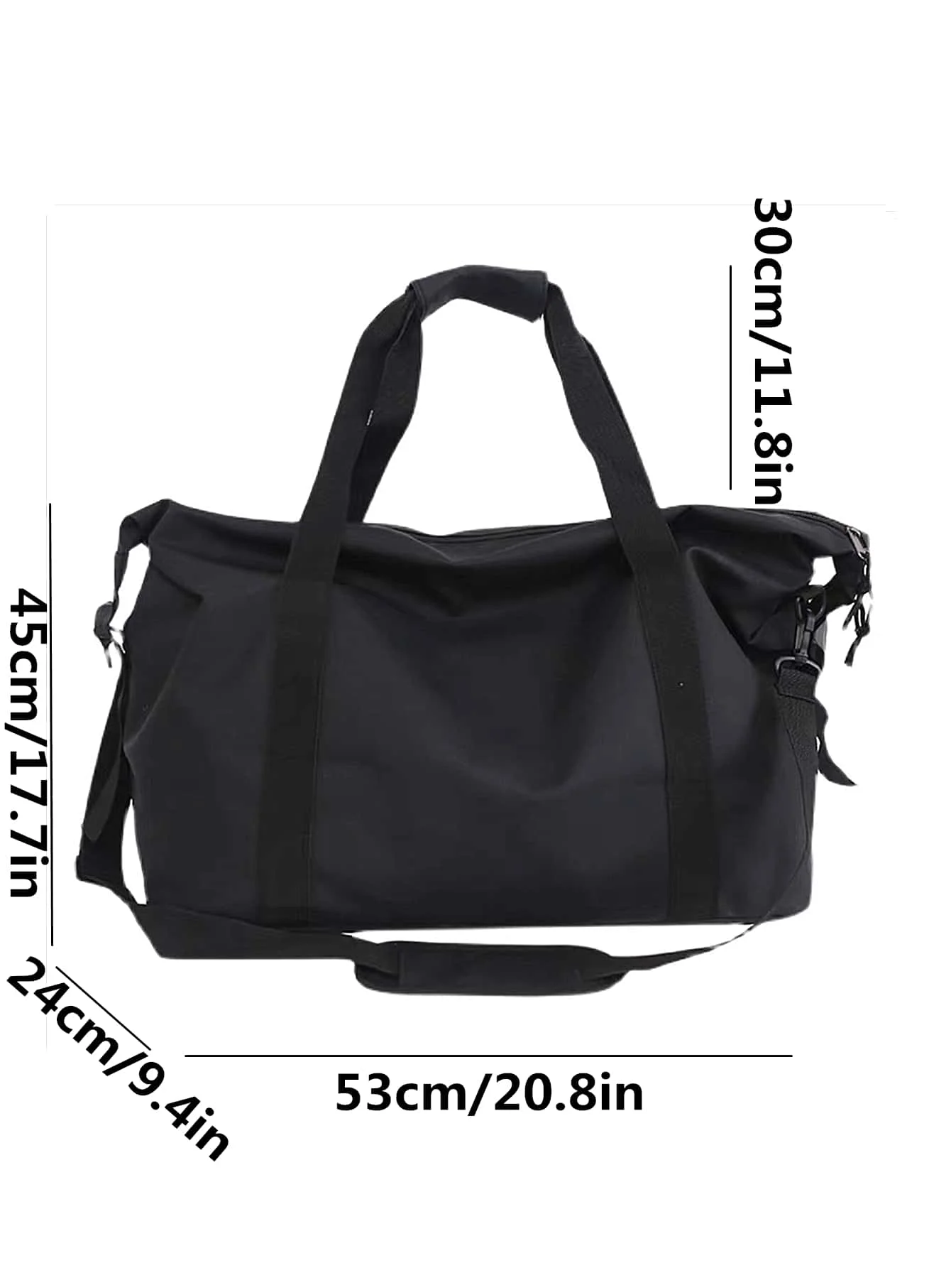Handheld travel bag, large capacity sports and fitness bag, lightweight storage luggage bag, one shoulder crossbody travel bag thumbnail 2