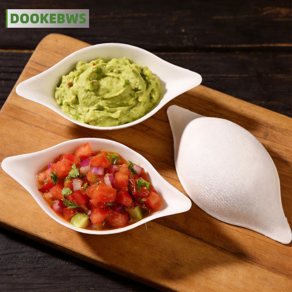 10/25/50pcs Disposable Sugarcane Mini Bowls, Lemon Shape Tableware, Sauce Bowls, Appetizer Dishes, Fruit Cutting Bowls thumbnail 4