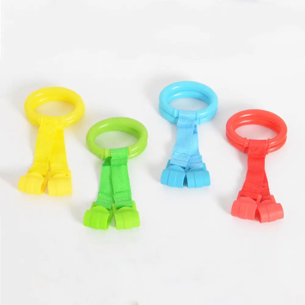 1/4PCS Pull Ring For Playpen Baby Crib Hooks General Use Hooks Baby Toys Pendants Bed Rings Hooks Hanging Ring Help Baby Stand thumbnail 2