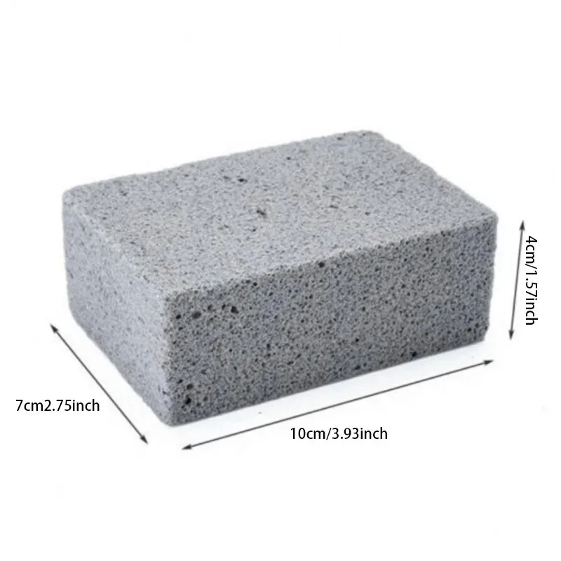 BBQ Grill Cleaning Brush Brick Block Barbecue Cleaning Stone Pumice Brick For Barbecue Rack Outdoor Kitchen BBQ Tools Mangal thumbnail 4