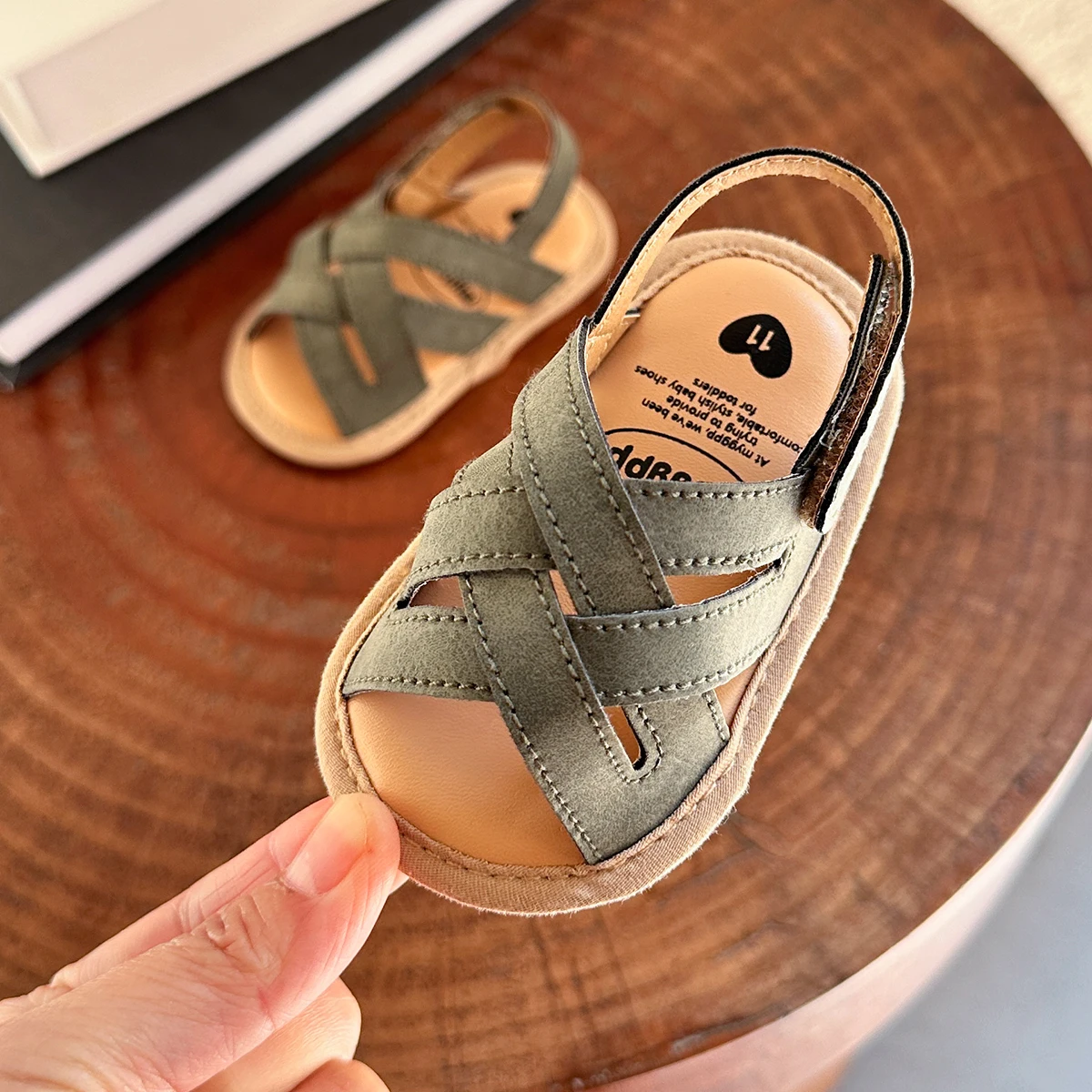 Baby Boys Girls Sandals Summer Wedding Dress Flats Shoes Infant Newborn Crib Footwear First Walkers Prewalkers thumbnail 5