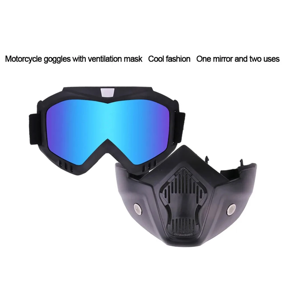 Motorcycle Riding Mask Windproof Outdoor Racing Skiing Off-Road Mask Bicycle Vehicle Sports Full Face Protection Tactical Helmet thumbnail 4