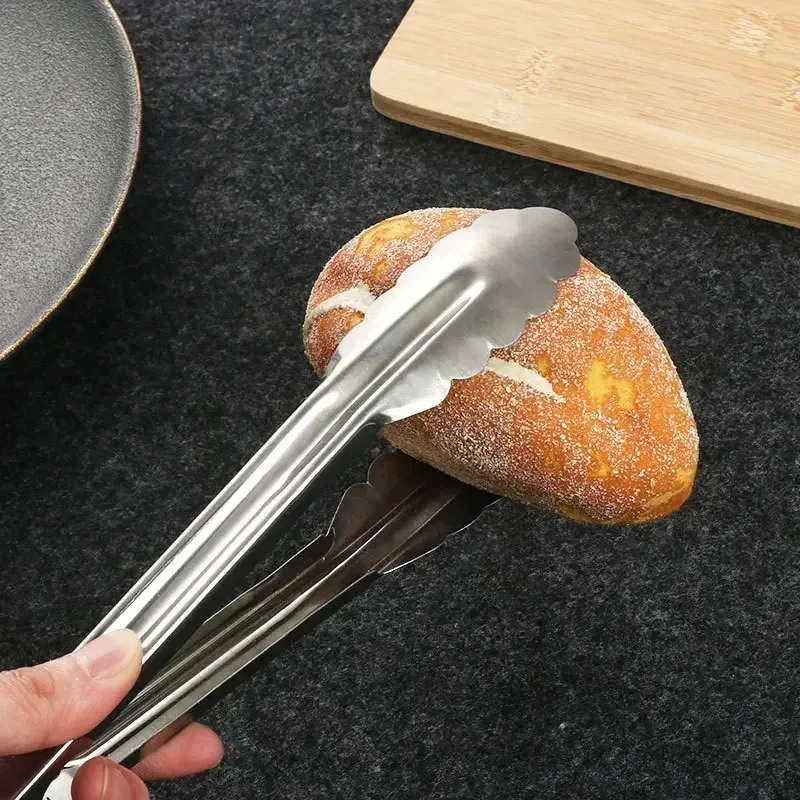 Stainless Steel Kitchen Food Tongs Household Products Cooking Utensils Cookware Bbq Assesories Grill Accessories Buffet Bread thumbnail 5