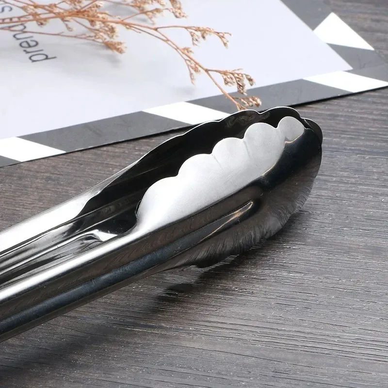 Stainless Steel Kitchen Food Tongs Household Products Cooking Utensils Cookware Bbq Assesories Grill Accessories Buffet Bread thumbnail 2