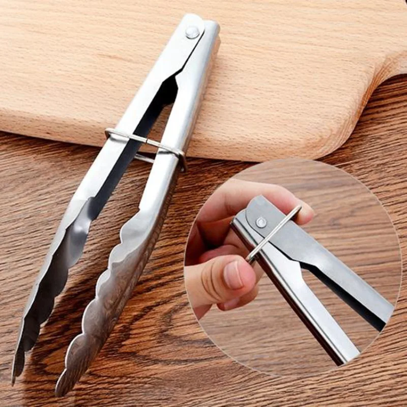 Stainless Steel Kitchen Food Tongs Household Products Cooking Utensils Cookware Bbq Assesories Grill Accessories Buffet Bread thumbnail 4