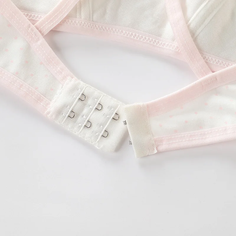 4 Pcs/Lot Girls Brassiere Cotton Underwear Back Buckle Design Adolescent Girls Training Bras Breathable Teenage Girl Tops Bra thumbnail 3