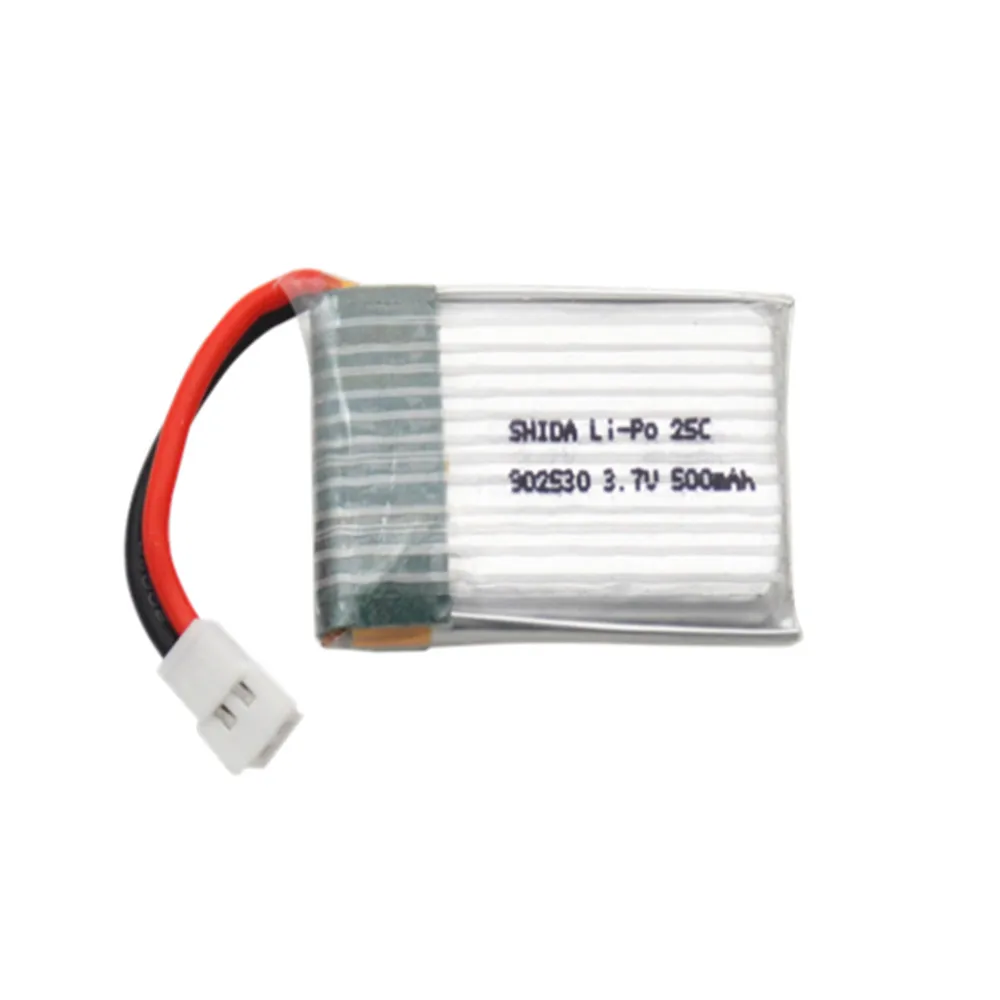 3.7V 500mAh 902530 25C LiPo Battery For Wltoys V931 F949 XK K123 6Ch RC Helicopter Spare parts 1s 3.7v Battery thumbnail 2
