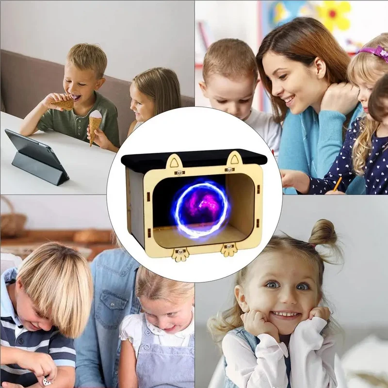 DIY 3D Holographic Theater Mobile Phone Projector Scientific Experiment Materials Children's Educational Technology Toys Gifts thumbnail 4