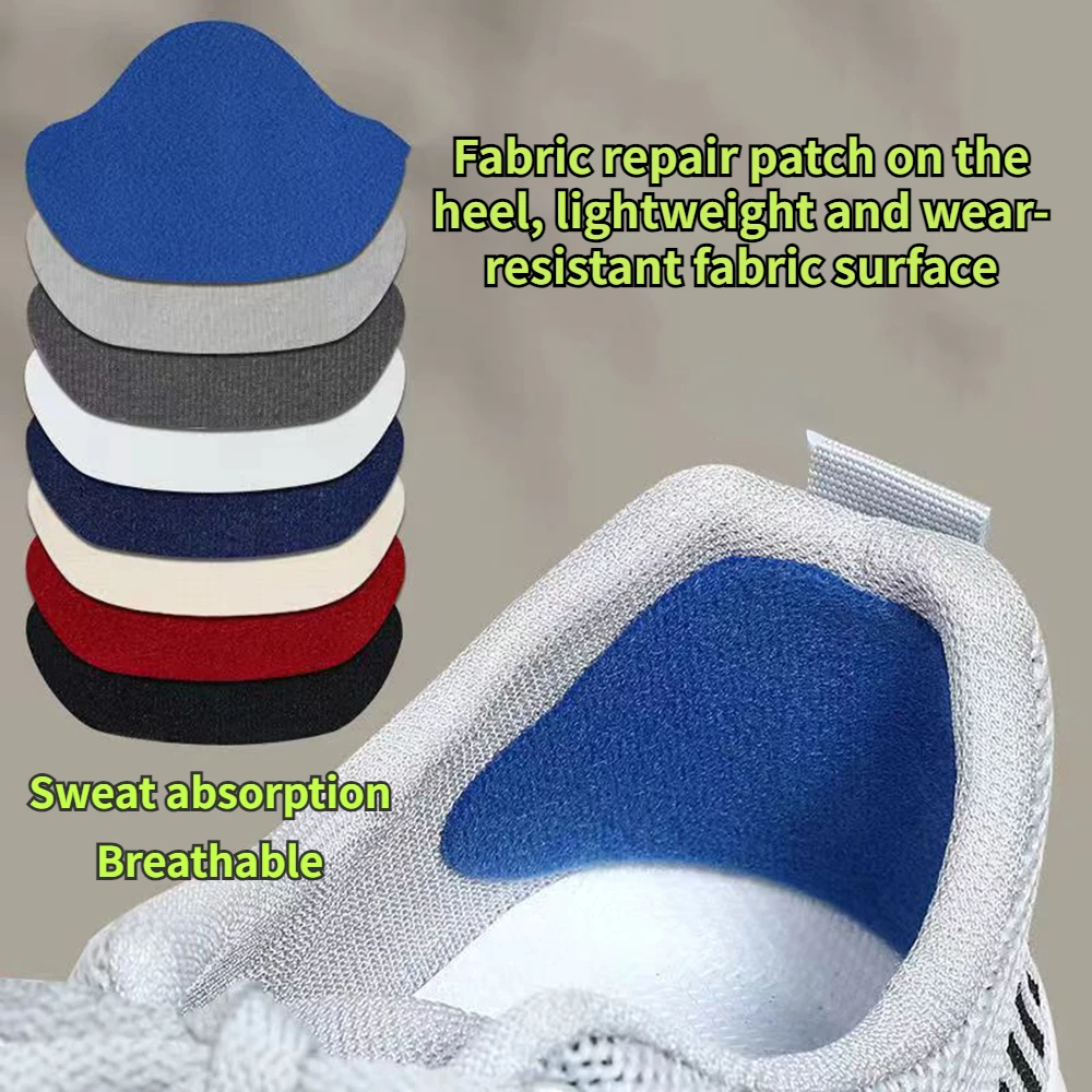 4pcs Sports Shoes Repair Stickers Suede Heel Protector Anti-Wear Repair Holes Self-adhesive Patches Insoles Pad Foot Care Insert thumbnail 2