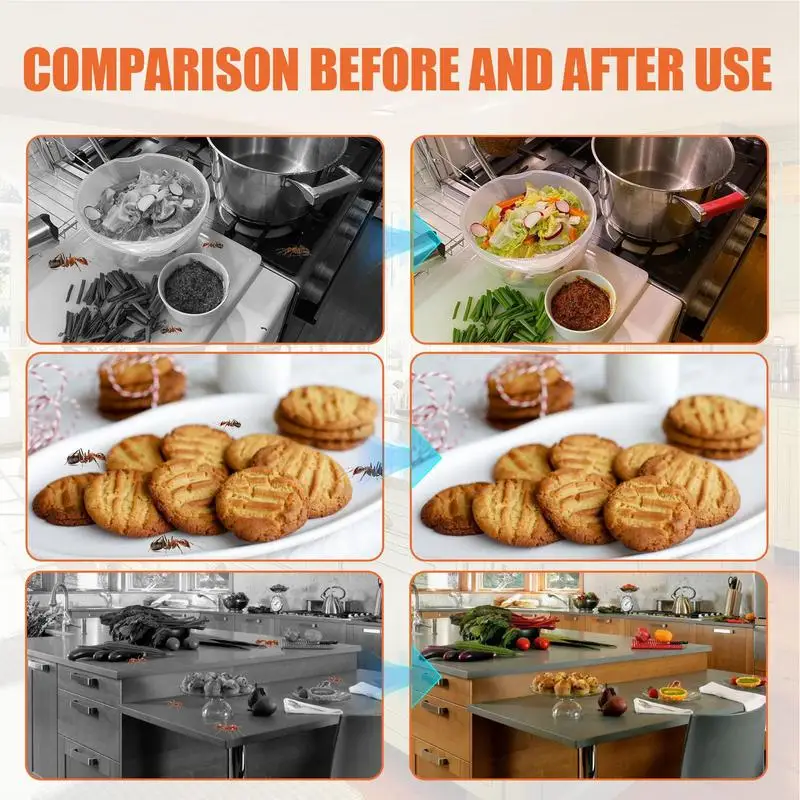 12pcs Ant Baits Pet Safe Multipurpose Household Bait Traps Safe Environmentally Ant Bait Attractant Ant Traps for Kitchen Garden thumbnail 3