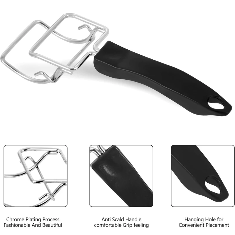 2Pcs Grills Extractor Grills Clip Oven Clip Oven Clip Oven Tray Handle thumbnail 5