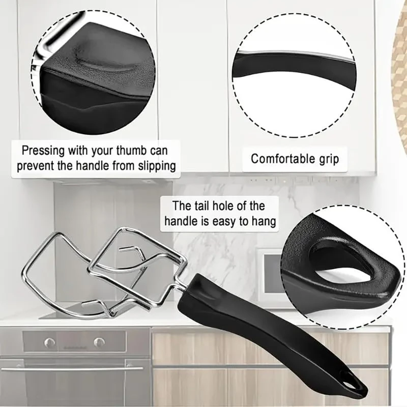 2Pcs Grills Extractor Grills Clip Oven Clip Oven Clip Oven Tray Handle thumbnail 6