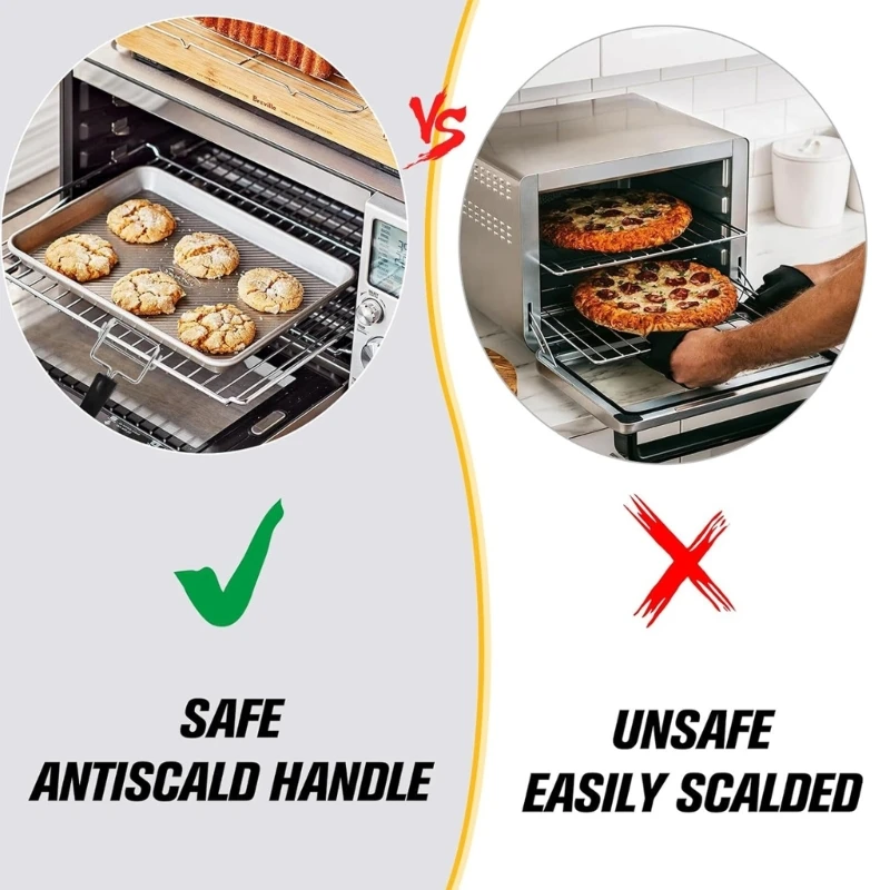 2Pcs Grills Extractor Grills Clip Oven Clip Oven Clip Oven Tray Handle thumbnail 2
