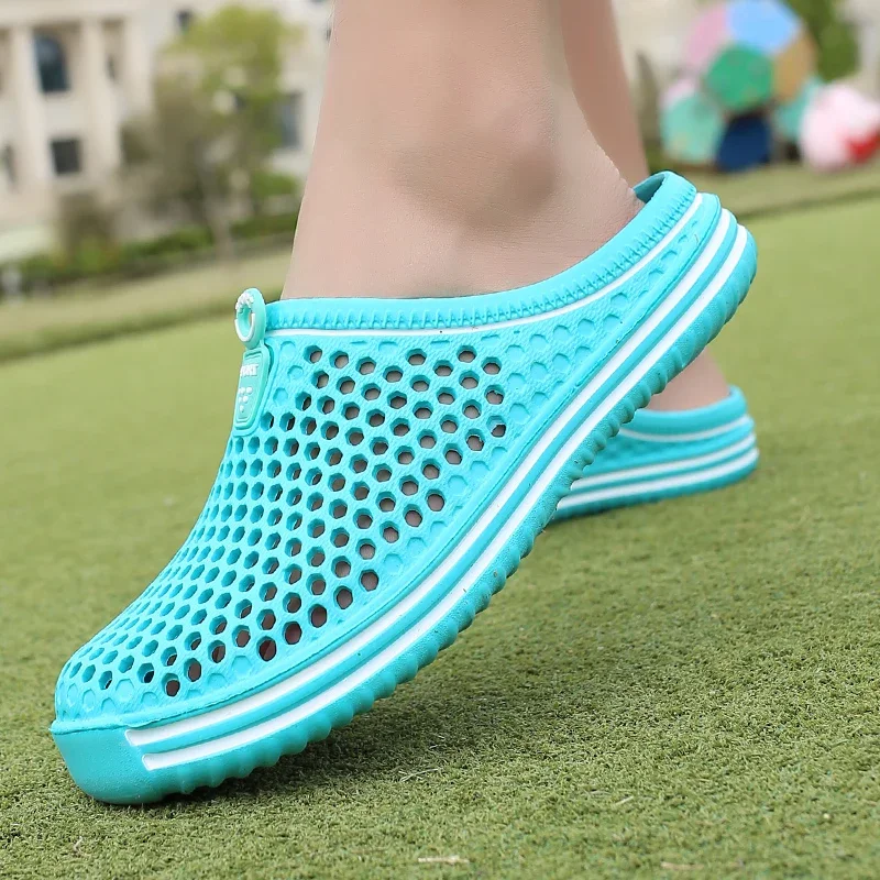 Aqua Shoes Unisex Hollow Out Slippers Casual Couple Beach Sandal Flip Flops Beach Outdoor Sandals Water Shoes Mens Slippers thumbnail 4