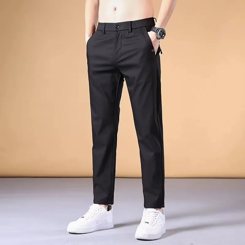Fashion Men's Pants Summer Suit Pants Casual Korean Men's Pants Joggers Men Streetwear Casual Sports Pants thumbnail 4