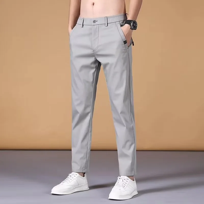 Fashion Men's Pants Summer Suit Pants Casual Korean Men's Pants Joggers Men Streetwear Casual Sports Pants thumbnail 2