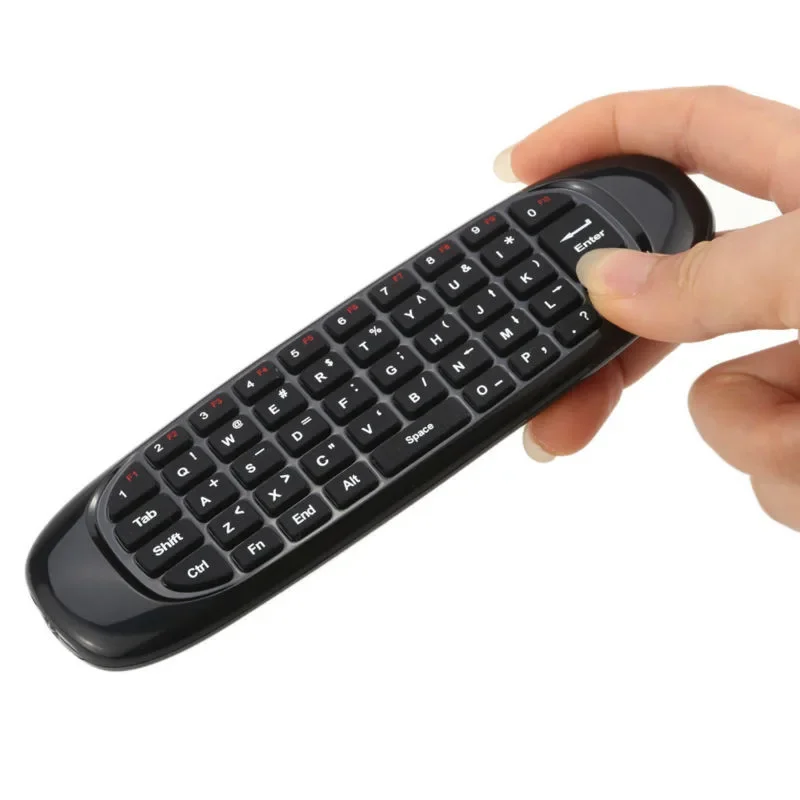 C120 Fly Air Mouse Wireless Keyboard for English Voice Backlit 2.4G Smart Remote Control Smart Keyboard Mouse for Android Tv Box thumbnail 4