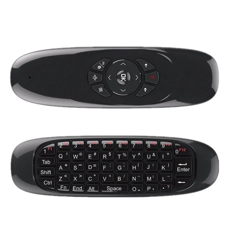 C120 Fly Air Mouse Wireless Keyboard for English Voice Backlit 2.4G Smart Remote Control Smart Keyboard Mouse for Android Tv Box thumbnail 3