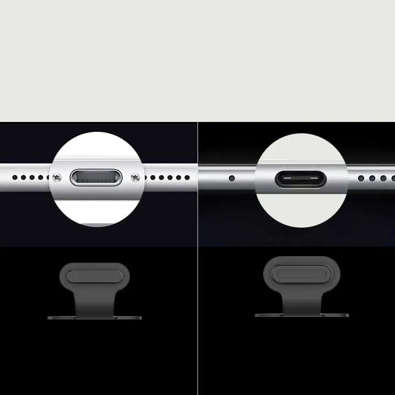 USB C Anti-Lost Dust Plug Silicone Detachable Adhesive Charge Port Protector Cover Dustplug for Samsung Google Pixel Accessories thumbnail 3