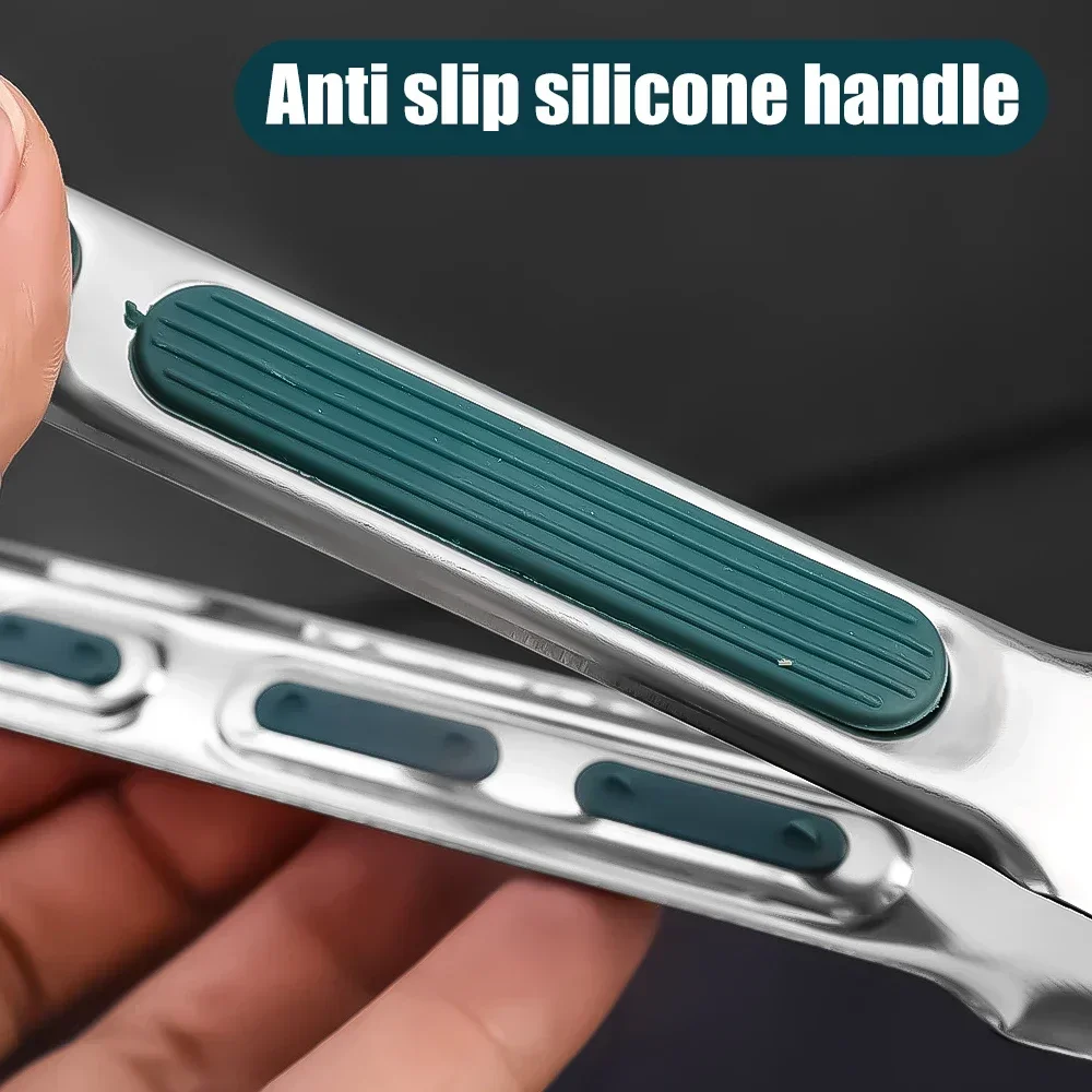 New Stainless Steel Food Tongs BBQ Meat Salad Bread Clip Barbecue Grill Buffet Clamp Non-slip Tong Cooking Tools Kitchen Gadgets thumbnail 6