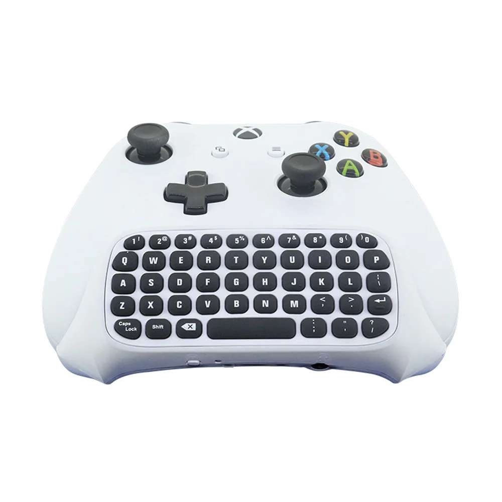 TYX-586B 2.4G Wireless Keyboard For Xbox One S Controller Chat pad Mini Gaming Keypad With USB Receiver with Headphone jack thumbnail 5