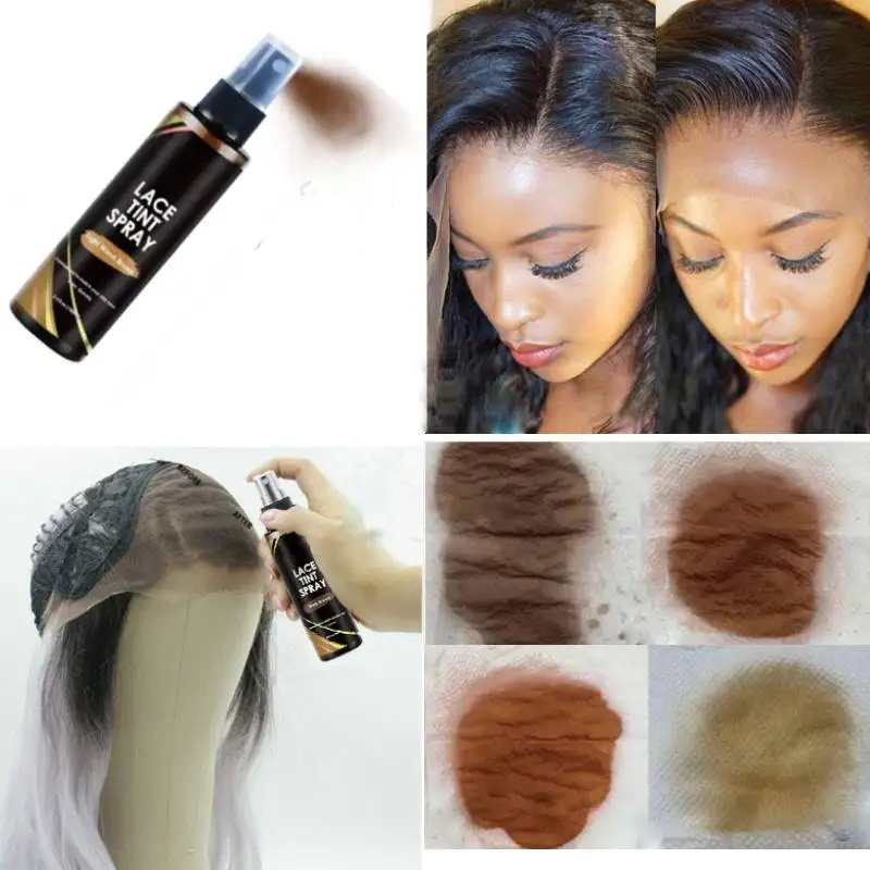 Lace Tint Spray Waterproof Wig Glue Super Lace Glue For Lace Wigs/Toupee/Closure Hair Glue Remover Hair Wax Stick Removal spray thumbnail 4
