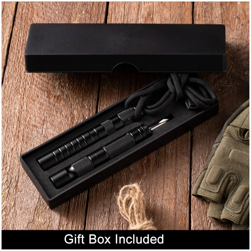 10-IN-1 Multi Function Portable Self Defense Pen Outdoor Survival Tool Fishing Whistle/Compass/Wrench/Screwdriver/Window Breaker thumbnail 6