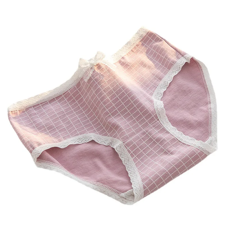 5Pcs/Lot Cute Love Cotton Panties For Women Underwear Print Panty Girls Briefs Breathable Soft Underpants Female Sexy Lingerie thumbnail 6