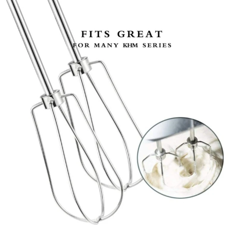Mixer Heads Electric Kitchen Handheld Mixer Heads Stainless Steel Material Egg Beater Accessories for Baking Cream thumbnail 2