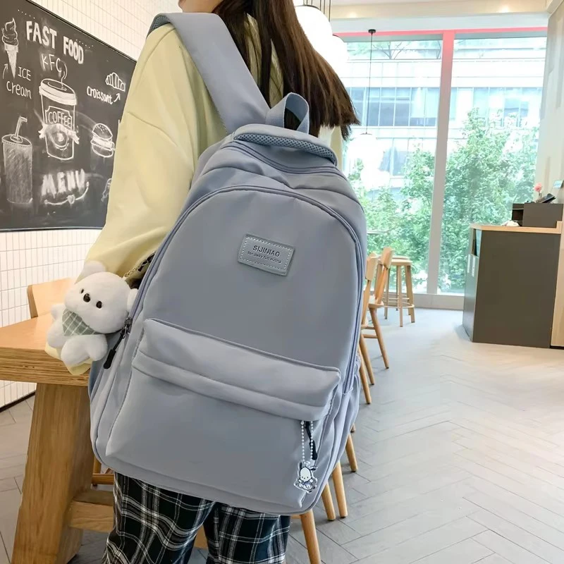 New Female Fashion Men High Capacity Waterproof College Backpack Trendy Women Laptop School Bags Cute Girl Travel Book Bag Cool thumbnail 3
