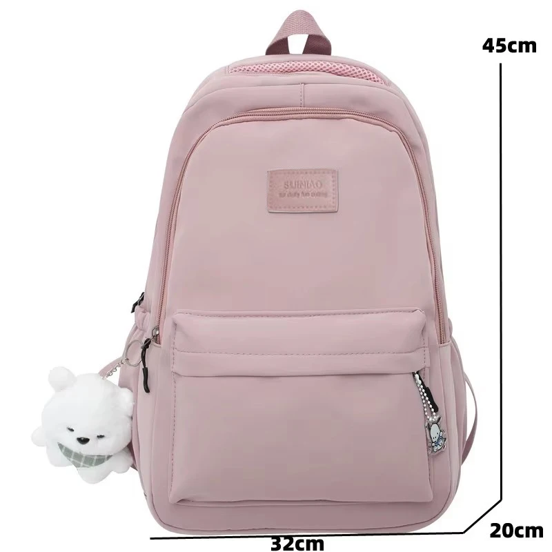New Female Fashion Men High Capacity Waterproof College Backpack Trendy Women Laptop School Bags Cute Girl Travel Book Bag Cool thumbnail 6